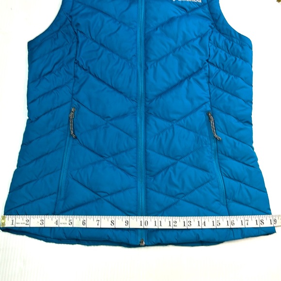 Columbia Heavenly Omni-Heat Vest in Teal. Sz S - Picture 13 of 14